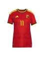 Ženske Nogometnih dresov Belgija Jeremy Doku #11 Domači SP 2026 Kratki rokavi